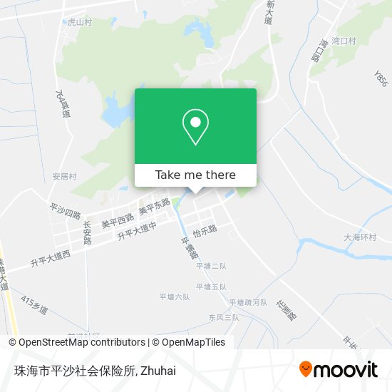 珠海市平沙社会保险所 map
