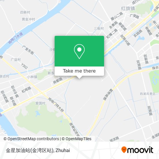 金星加油站(金湾区站) map