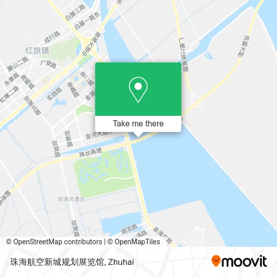 珠海航空新城规划展览馆 map
