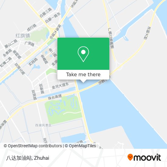 八达加油站 map