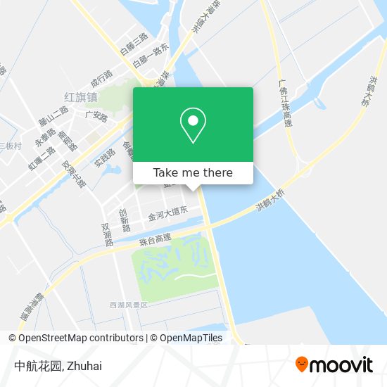 中航花园 map