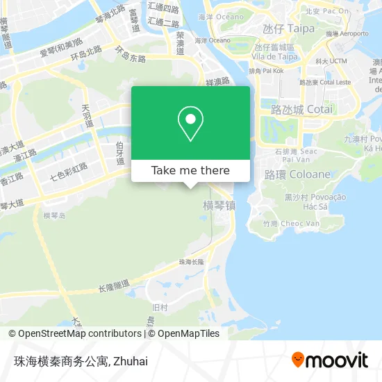 珠海横秦商务公寓 map