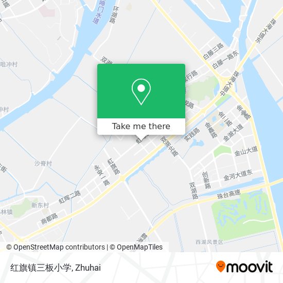 红旗镇三板小学 map