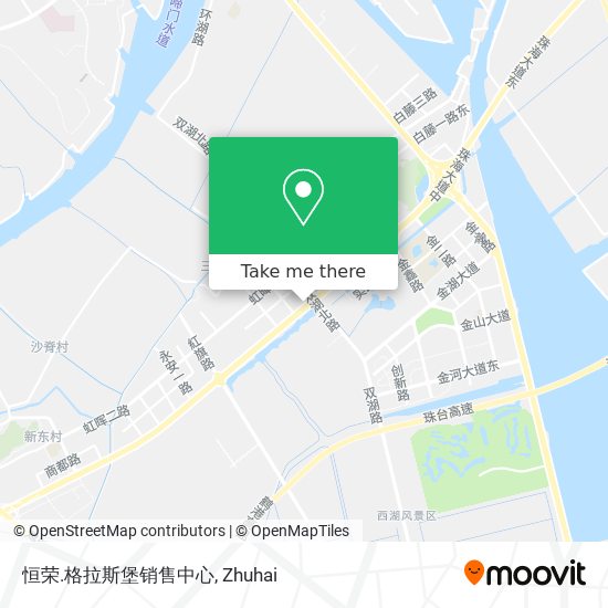 恒荣.格拉斯堡销售中心 map