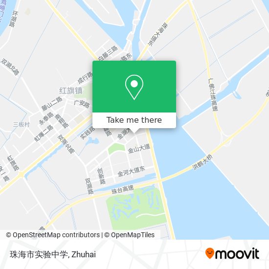 珠海市实验中学 map