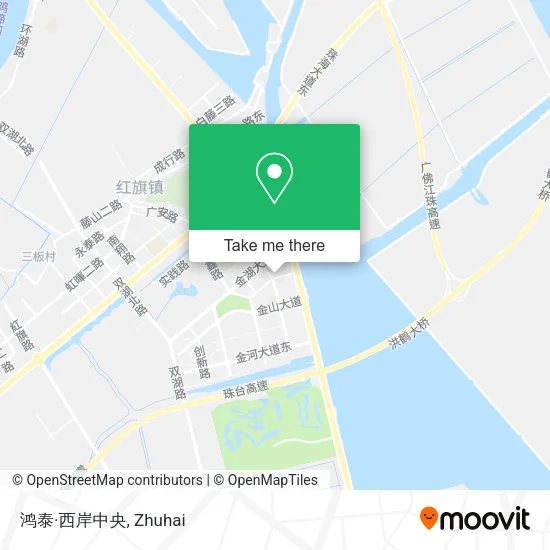 鸿泰·西岸中央 map