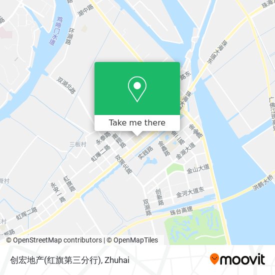 创宏地产(红旗第三分行) map