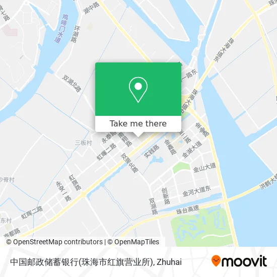 中国邮政储蓄银行(珠海市红旗营业所) map