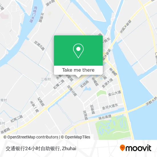 交通银行24小时自助银行 map
