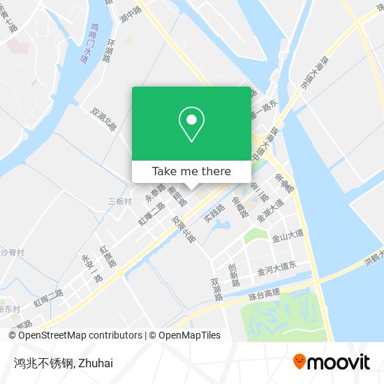 鸿兆不锈钢 map