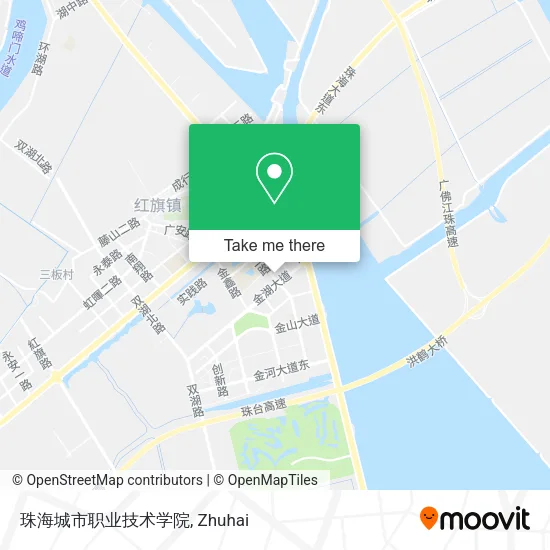 珠海城市职业技术学院 map