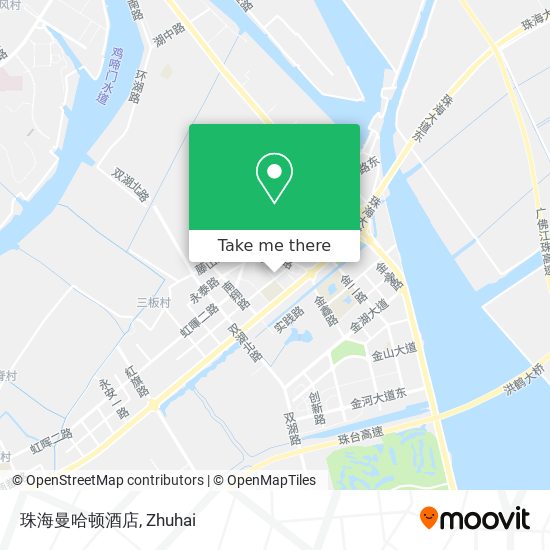 珠海曼哈顿酒店 map