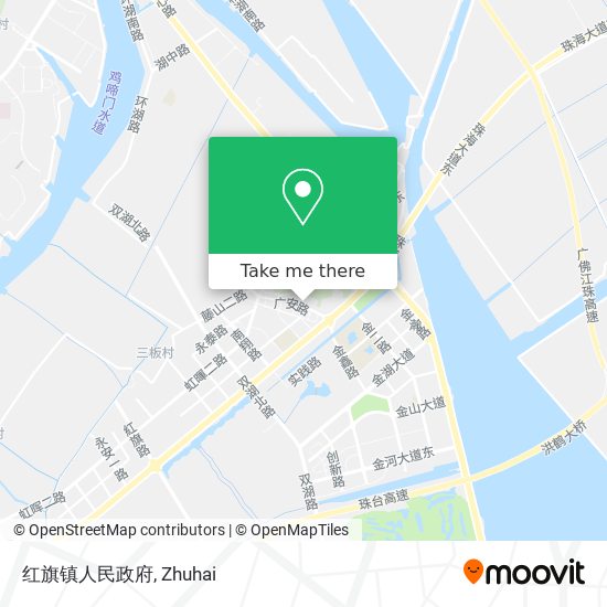 红旗镇人民政府 map