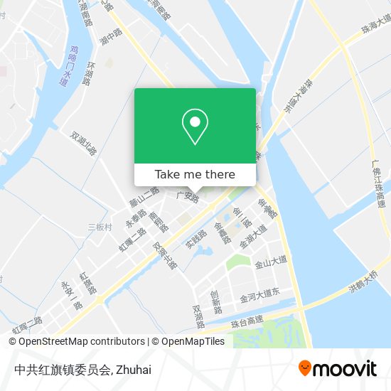 中共红旗镇委员会 map