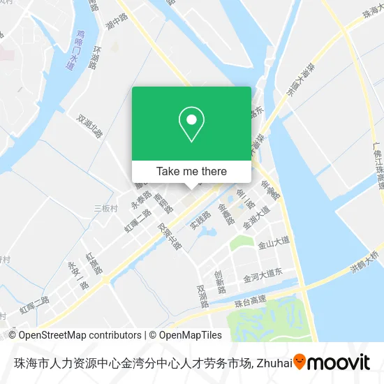 珠海市人力资源中心金湾分中心人才劳务市场 map