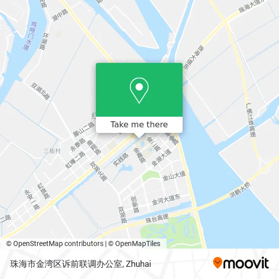 珠海市金湾区诉前联调办公室 map