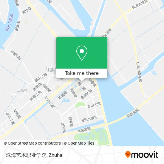 珠海艺术职业学院 map