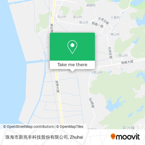 珠海市新兆丰科技股份有限公司 map