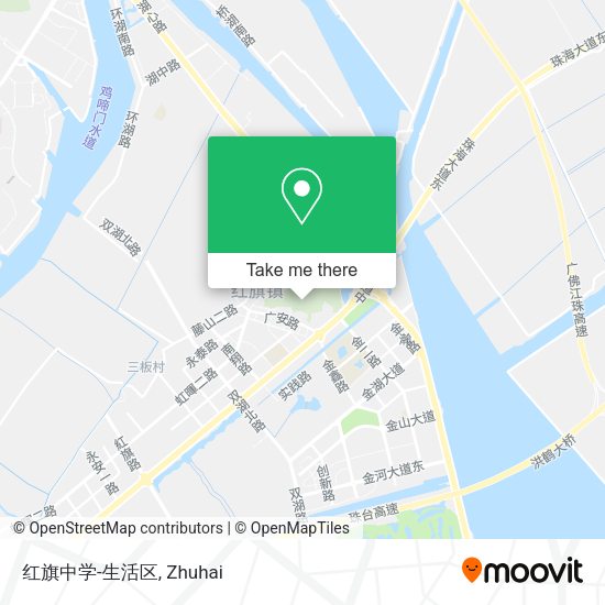 红旗中学-生活区 map