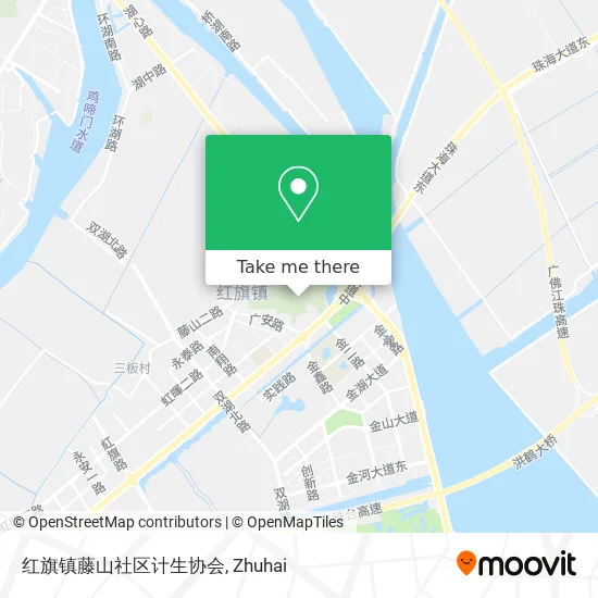 红旗镇藤山社区计生协会 map