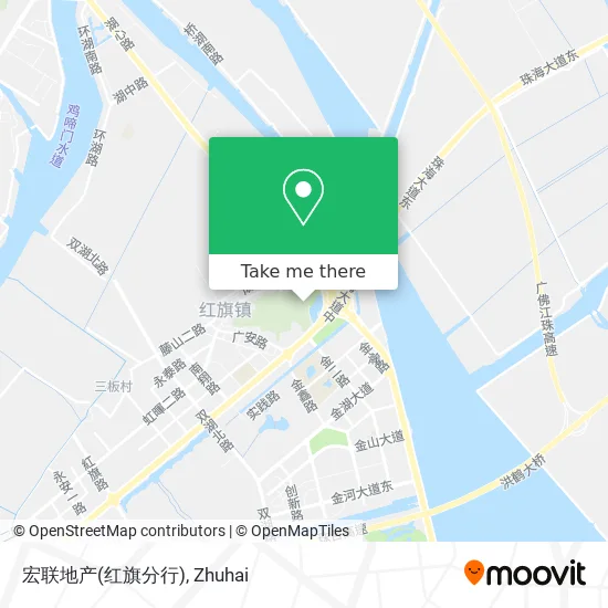 宏联地产(红旗分行) map