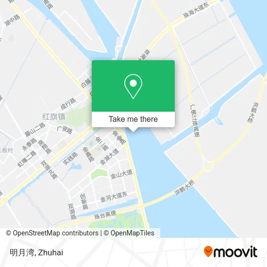 明月湾 map