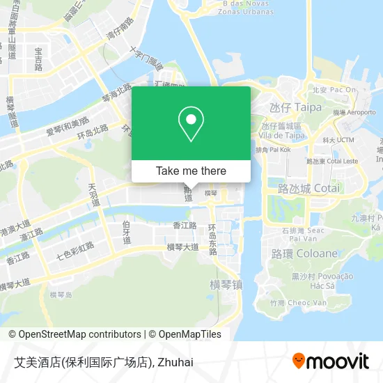 艾美酒店(保利国际广场店) map