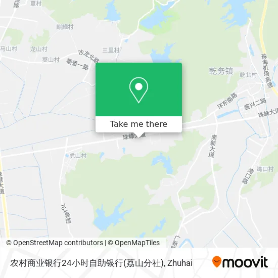 农村商业银行24小时自助银行(荔山分社) map