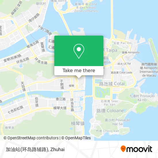 加油站(环岛路辅路) map