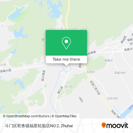 斗门区乾务镇福星轮胎店NO.2 map