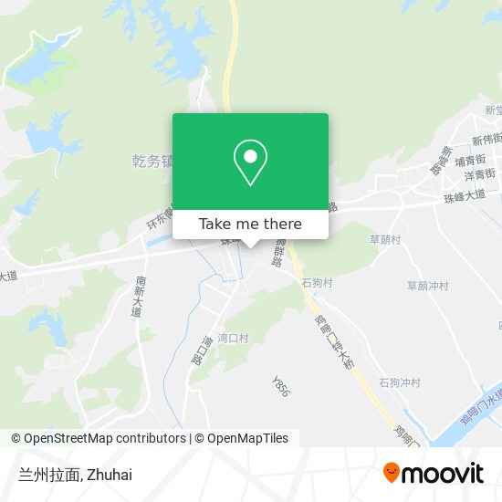 兰州拉面 map