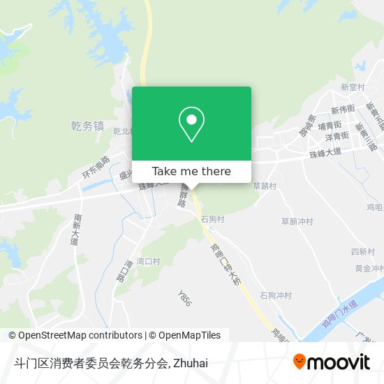 斗门区消费者委员会乾务分会 map