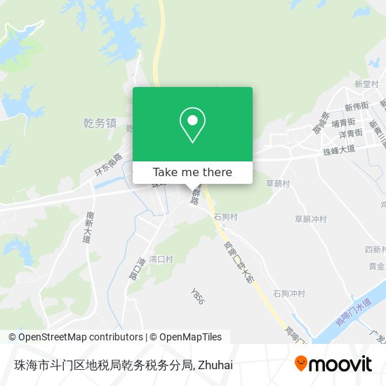 珠海市斗门区地税局乾务税务分局 map