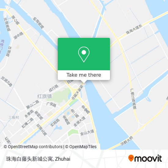 珠海白藤头新城公寓 map