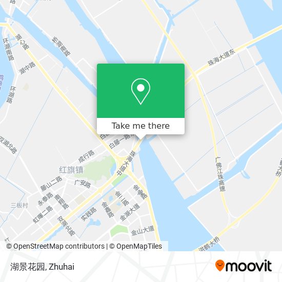 湖景花园 map