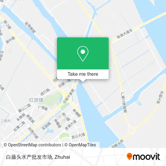 白藤头水产批发市场 map