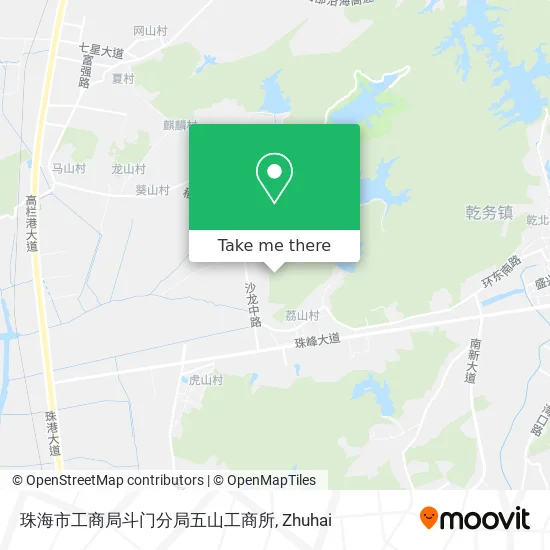 珠海市工商局斗门分局五山工商所 map