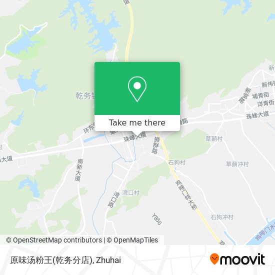 原味汤粉王(乾务分店) map