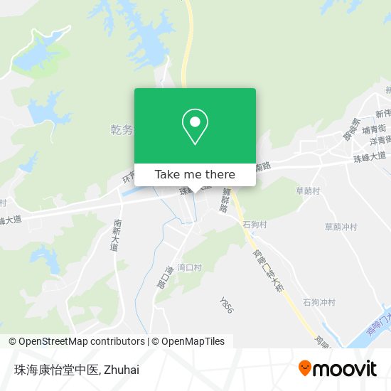 珠海康怡堂中医 map