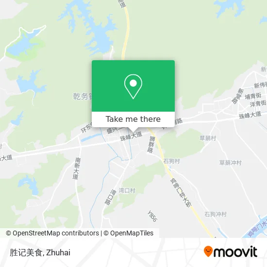 胜记美食 map