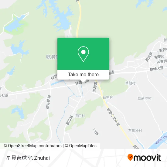 星晨台球室 map