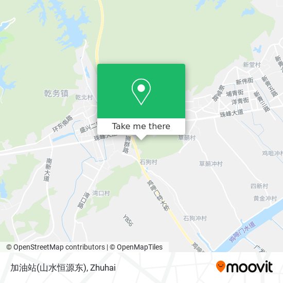 加油站(山水恒源东) map