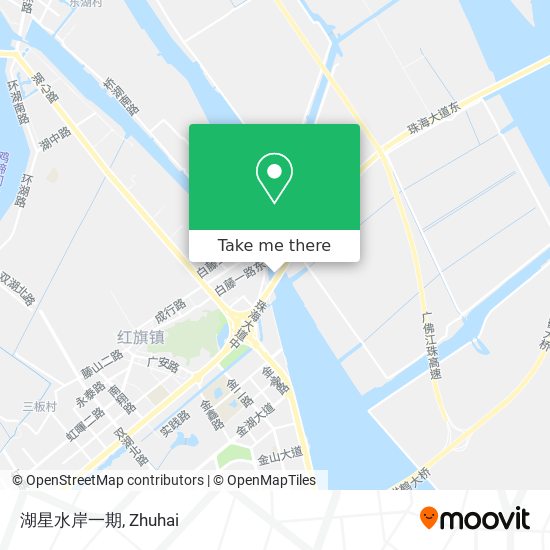 湖星水岸一期 map