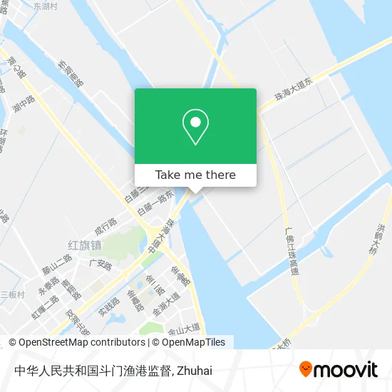 中华人民共和国斗门渔港监督 map