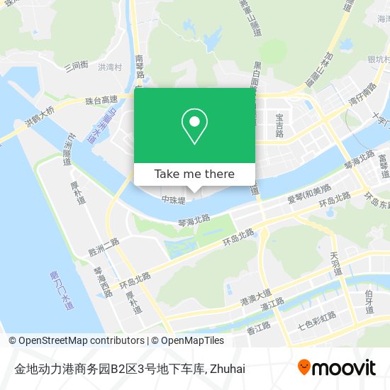金地动力港商务园B2区3号地下车库 map