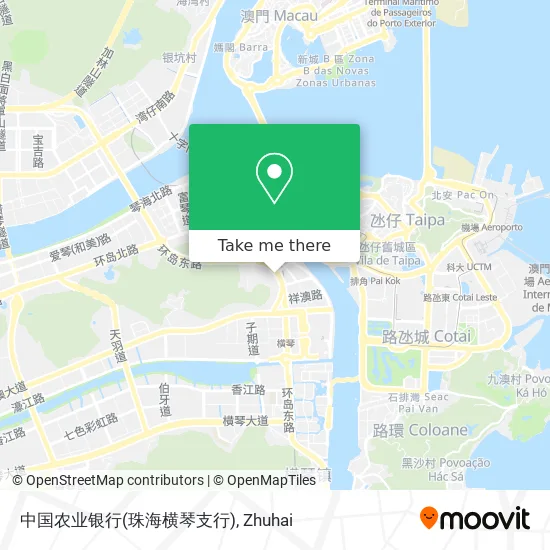中国农业银行(珠海横琴支行) map