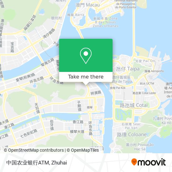 中国农业银行ATM map