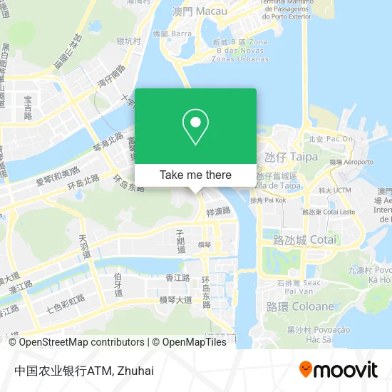 中国农业银行ATM map