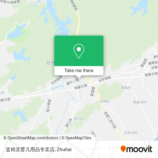 蓝精灵婴儿用品专卖店 map