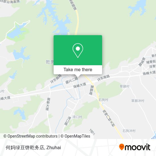 何妈绿豆饼乾务店 map